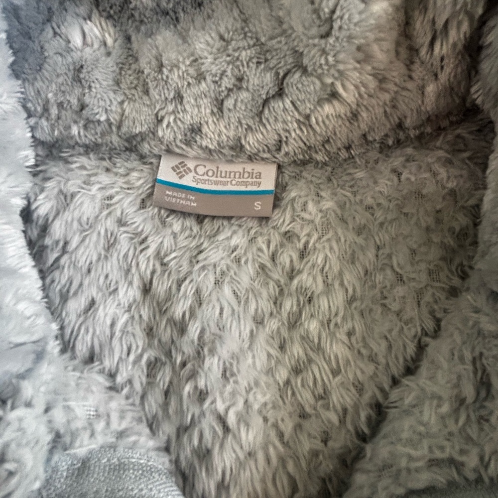 Columbia Gray Fleece Jacket S - Picture 4 of 5